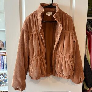 Wishlist Corduroy Brown Teddy Jacket